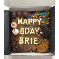 Brownie Slab - Happy Birthday Cake Hamper